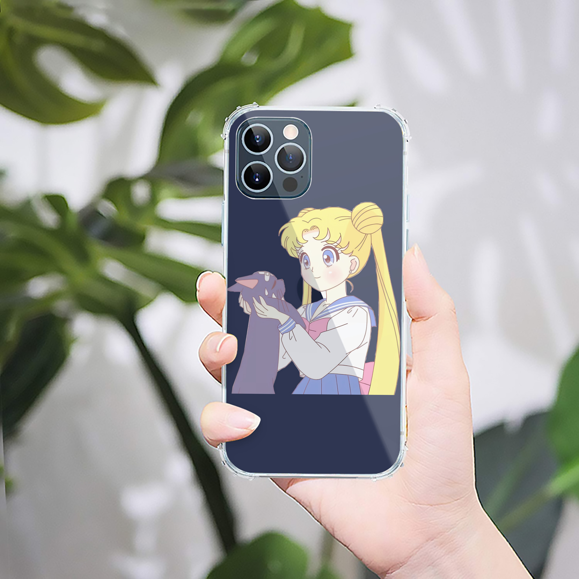 （画像用） 美少女戦士セーラームーン 愛野 美奈子 あいの みなこ Sailor Moon Aino Minako 【iPhone 12シリーズ対応】透明スマホケース（クリアソフトケース）